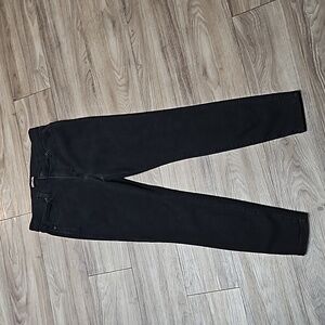 Kirkland Signature Black Denim High-Rise Stretch Skinny Straight Leg  Women's 12